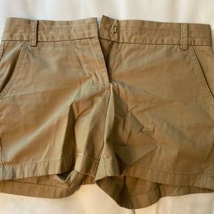 J Crew 4" Chino Shorts - Light Khaki